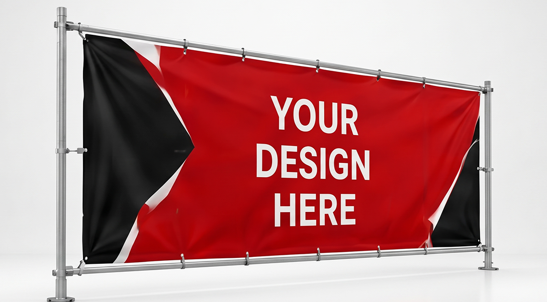 2000mm x 3000mm Heras Fence Vinyl Banner Template