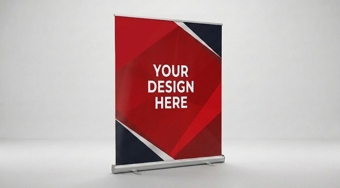 1200mm x 2000mm Roller Banner Template