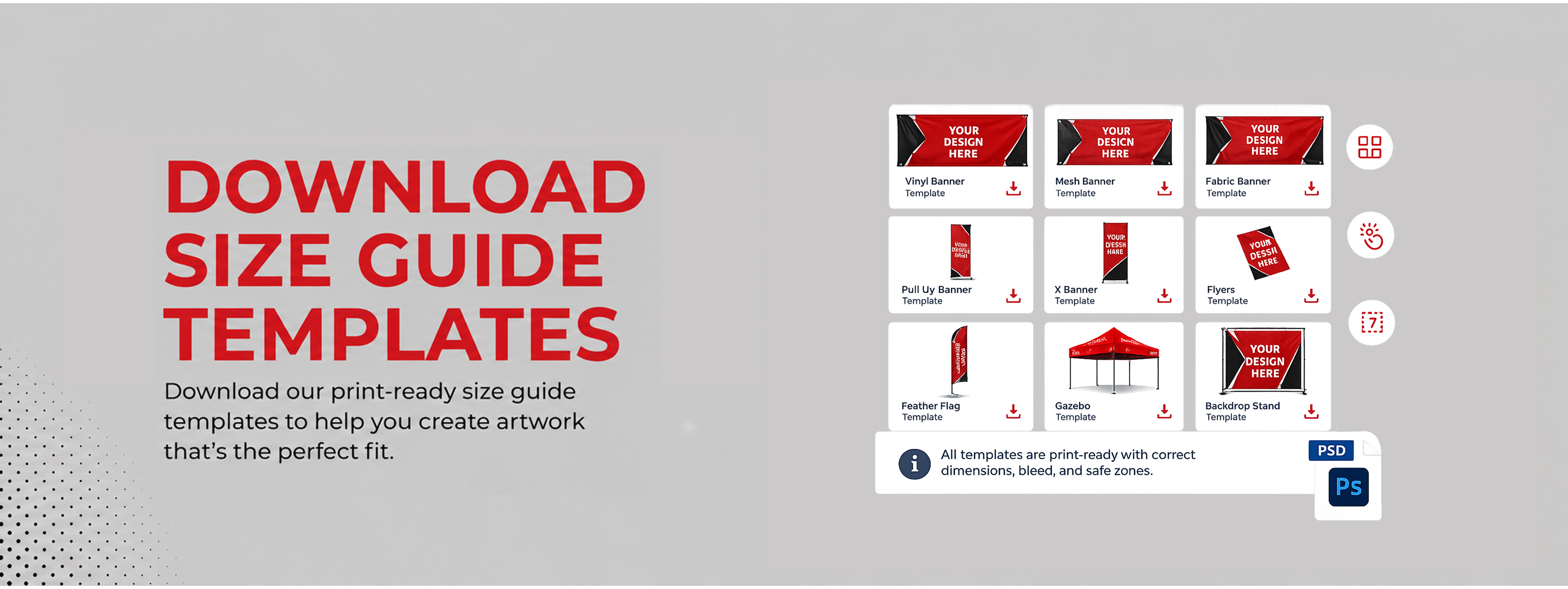 Download Size Guide Templates