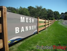 Montessori Promotional Mesh Banner Printing