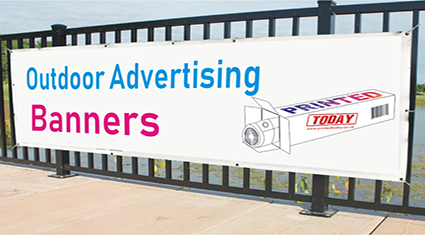 5ft OUTDOOR PRINTED PVC BUSINESS BANNERS VINYL ADVERTISING 510g 6ft 