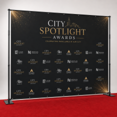 Red Carpet Backdrop Banners