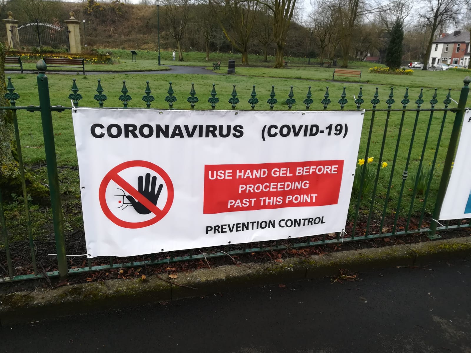 COVID Safety Sign Banner