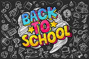 Back to School, Dark paper background