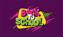 Back to School, Purple Banner