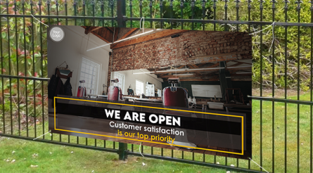 We Are Open Customers Satisfaction Is Our Top Priority