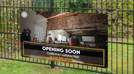 Opening Soon Customer Satisfactions Is Our Top Priority