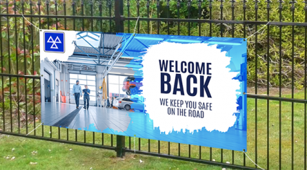Welcome Back We Keep You Safe On The Road