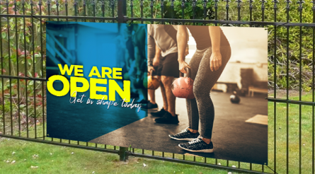 We Are Open Get In Shape Today