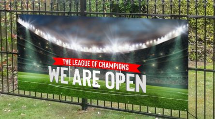 The League Of Champions We Are Open