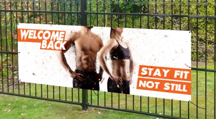 Welcome Back Gym Banner