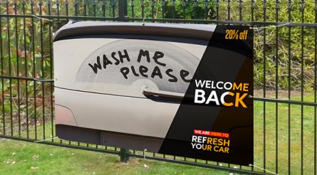 Welcome Back Wash Me Please