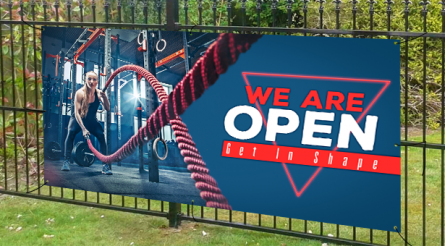 We Are Open Get In Shape