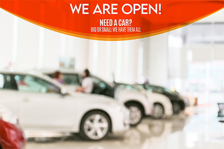 We Are Open Need A Car