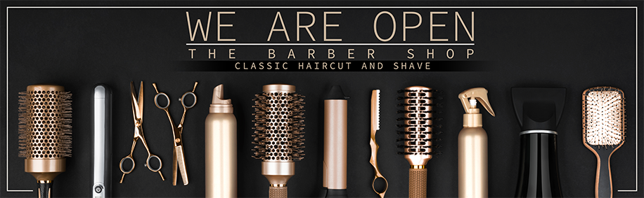 We Are Open The Barber Shop