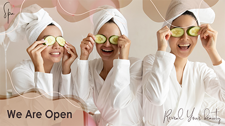 We Are Open Reveal Your Beauty