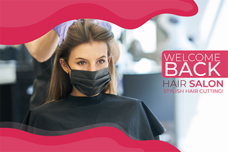 We Are Open Hair Salon Stylish Hair Cutting