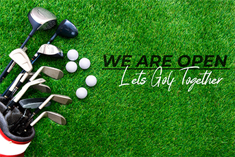We Are Open Lets Golf Together