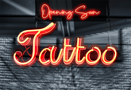 Opening Soon Tattoo