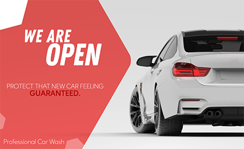 We Are Open Protect That New Car Feeling