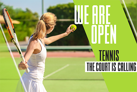 We Are Open Tennis The Court Is Calling