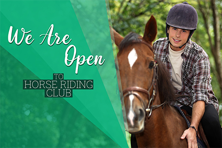 We Are Open To Horse Riding Club