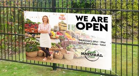 We Are Open Fresh Natural Food