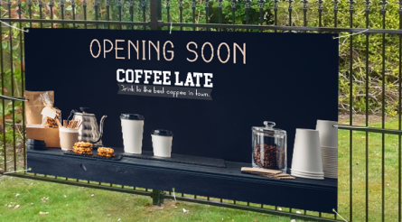 Opening Soon Coffee Late