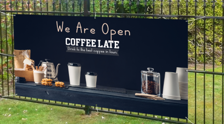 We Are Open Coffee Late