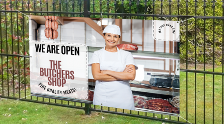 We Are Open The Butchers Shop