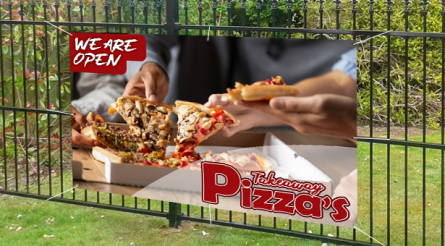 We Are Open Takeaway Pizza's