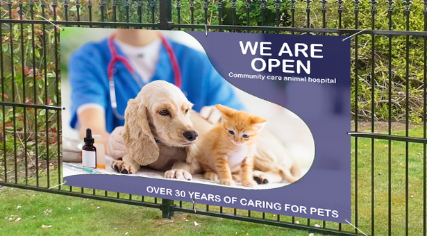We Are Open Community Care Animal Hospital - Printed Today