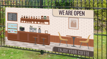 We Are Open Enjoy Your Coffee