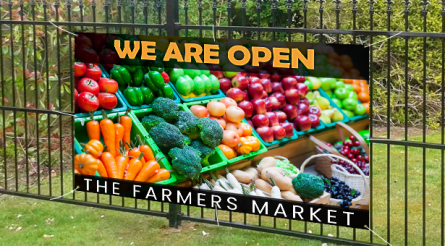 We Are Open The Farmers Market