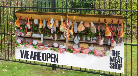 We Are Open The Meat Shop