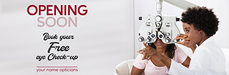 Opening Soon Book Your Free Eye Check Up
