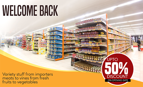 Welcome Back Upto 50% Discount