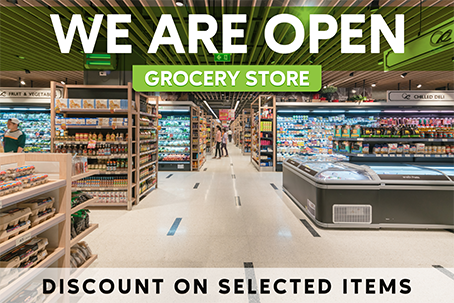 We Are Open Grocery Store