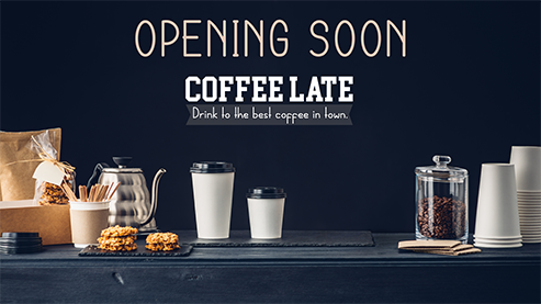 Opening Soon Coffee Late