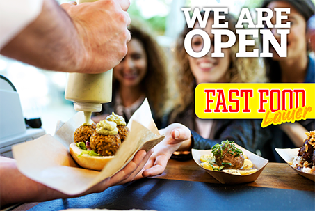 We Are Open Fast Food