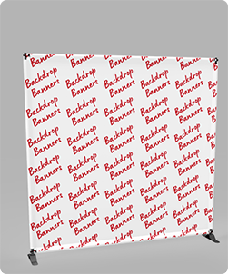 Backdrop Stand 10 ft x 8 ft with Printed Graphics
