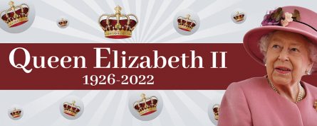 Remembering queen funeral banner II