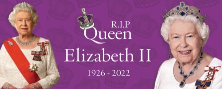 R.I.P Queen Funeral Banner