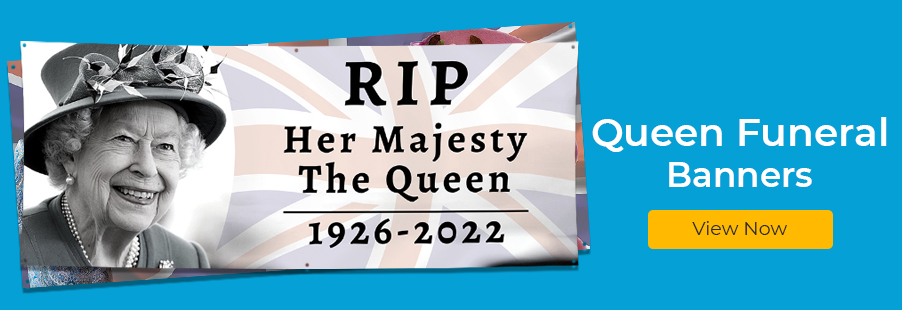 Queen Funeral Banners