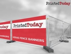 Heras construction fence mesh banners - PVC Mesh