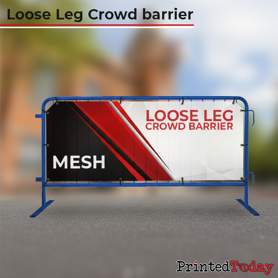 CROWD BARRIER COVERS & BANNERS – PVC MESH