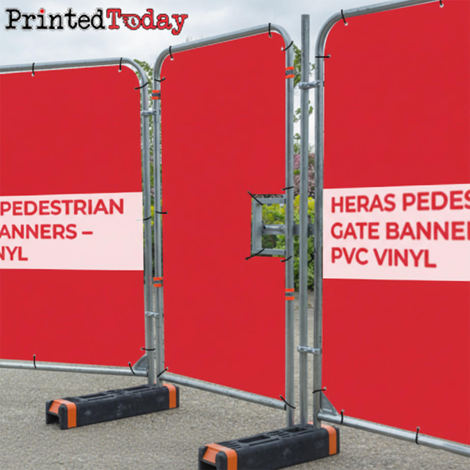 HERAS PEDESTRIAN GATE BANNERS – PVC VINYL