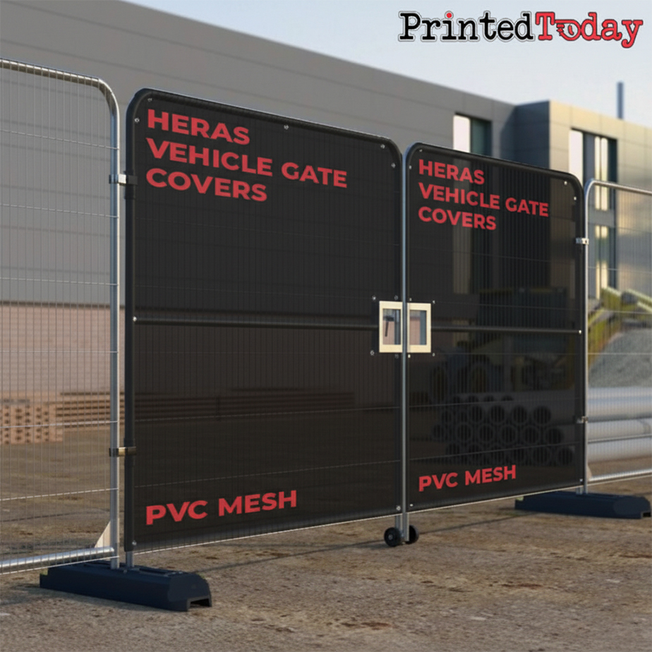 HERAS VEHICLE GATE BANNERS – PVC MESH