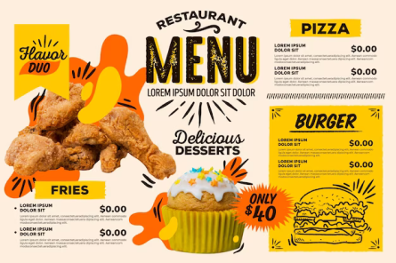 Menu Design Service