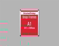 A1 Aluminium Snap Poster Frame